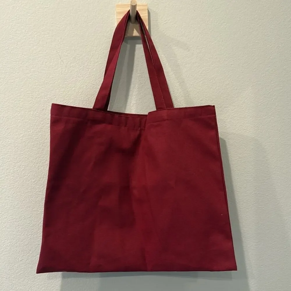 Little Bipsy Burgundy‎ Tote Bag Like New